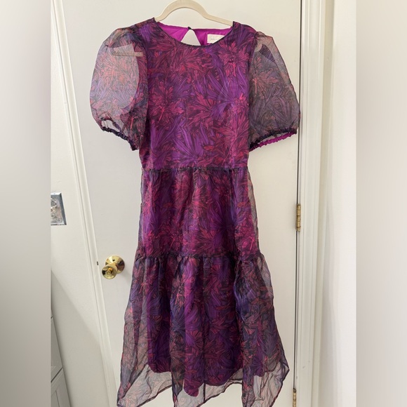 MELLODAY Purple Midi Dress - Picture 2 of 10
